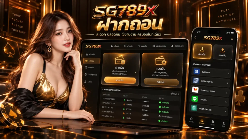 SG789x ฝากถอน